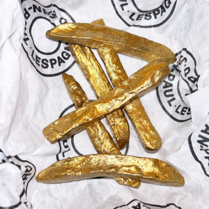 Gold Plated Fry Cutlery Rest